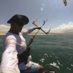 Summer sessions. Such a fun time. The summer east shore breezes get pulled almost every day around noon. It provides a great opportunity to sail from the south beaches of La Ventana Bay. #kitefoil #adventurelife #bajacaliforniasur #loyaltothefoil