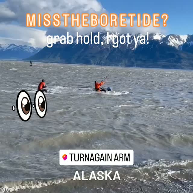 We ride what we have and figure it out as we go!  Kiting, foiling, and SUP'ing in Turnagain Arm are terrifying, thrilling and rewarding.  When it goes good, it's amazing.  When it goes bad, we'll.  It's bad.  The Alaska crew is always down to safely push the limits.  #alaskalife #learntokite #loyaltothefoil #freeridekiting