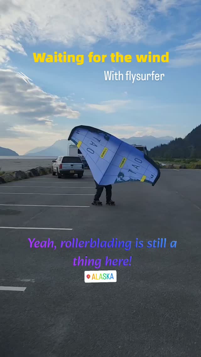 When the wind isn't there yet, but there is enough to get a little fix, we will. Everyday the wind forecast even hints at a breeze you will find us out along Turnagain Arm waiting to see what happens.  Ready to get on the water!  #alaskalife #wingfoil #loyaltothefoil #flysurferkiteboarding