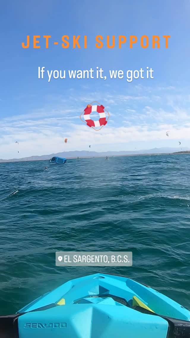 When it comes to your safety and your comfort level we pay attention.  Jet Ski support is an option for all our water based courses and lessons.  You will always have flotation vests and waterproof two way radios.  Come start your next adventure with us in Baja Mexico.  #kiteboarding #ikointl #flysurferkiteboarding #adventuretime